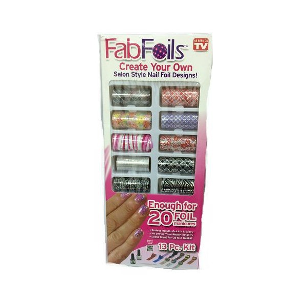 Zdobící nehtové fólie FabFoils
