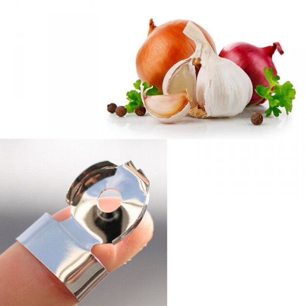 Prstový rychloloupač na česnek a zeleninu