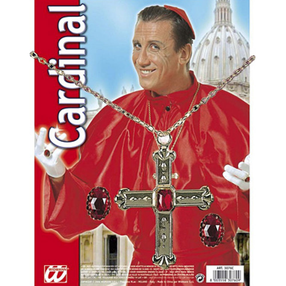 Kardinál sada s křížem