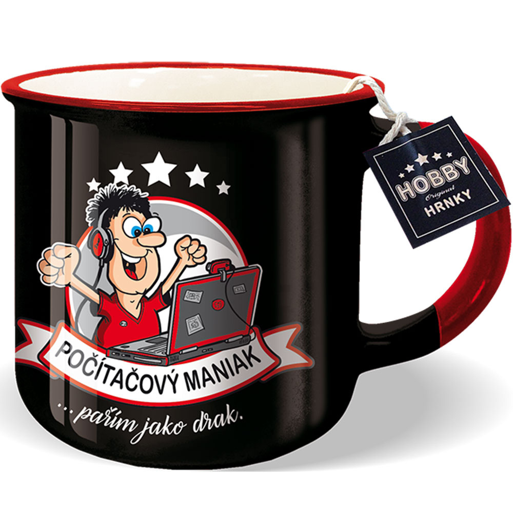 Hobby hrnek - Počítačový maniak