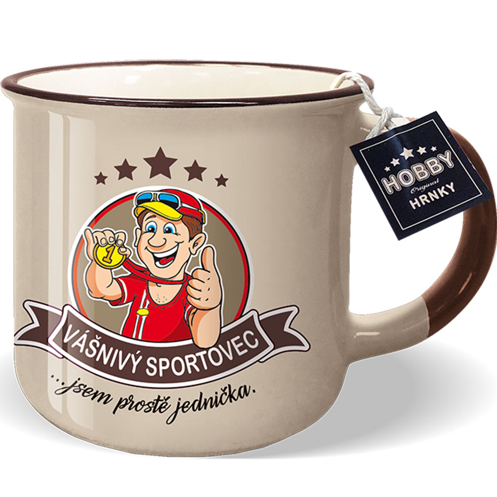 Hobby hrnek - Vášnivý sportovec