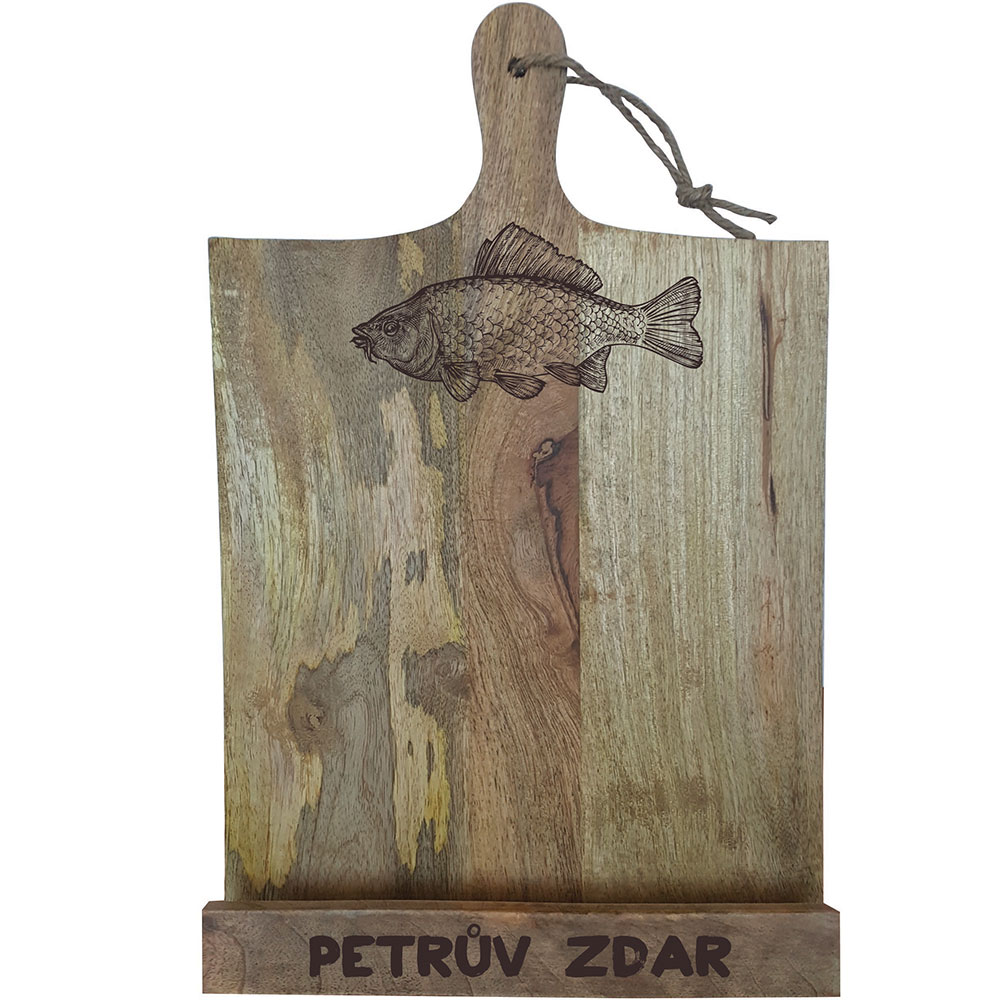 Dřevěný stojan na kuchařku - Petrův zdar