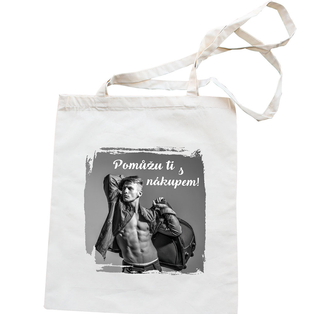 Plátěná taška - Pomůžu ti s nákupem