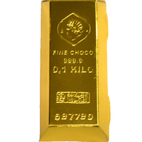 Zlatá cihla z mléčné čokolády 100g