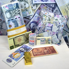 Čokoládová bankovka 200 000 korun československých