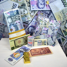 Čokoládová bankovka 500 000 korun československých