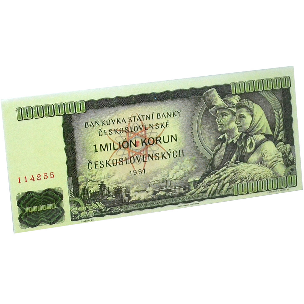 Milionová bankovka s hořkou čokoládou