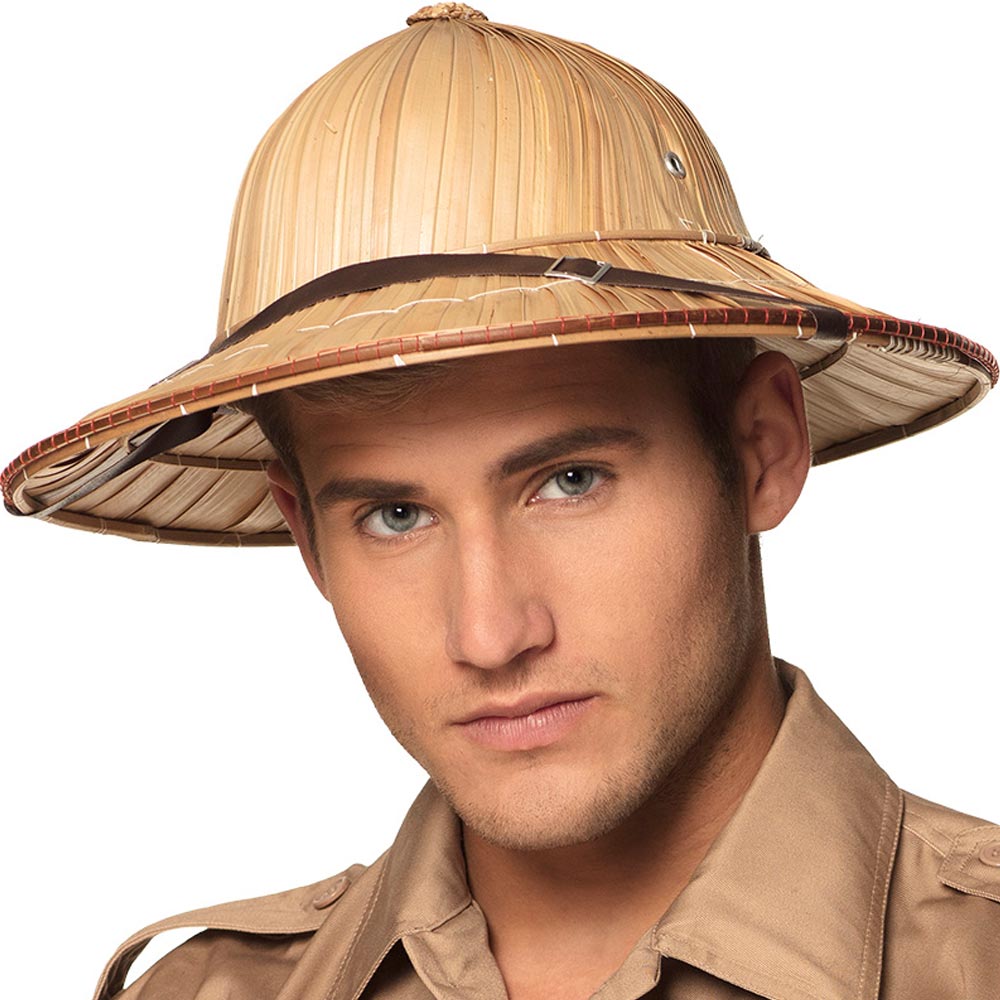 Slaměný klobouk Cestovatel - přirozený vzhled
