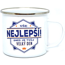 Plechový hrnek - Vše nejlepší