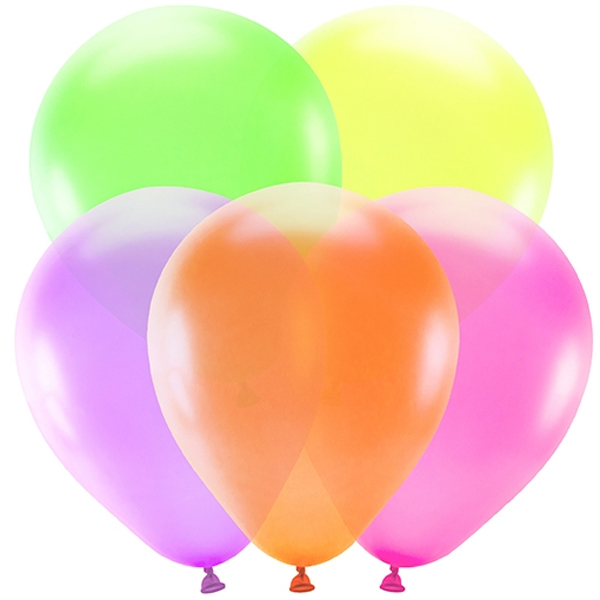 Nafukovací balónky neonové 5 ks 25 cm