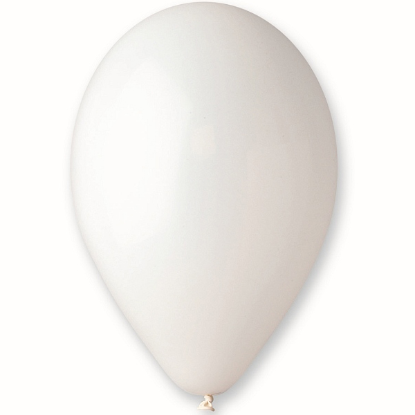 Nafukovací balónky bílé 10 ks