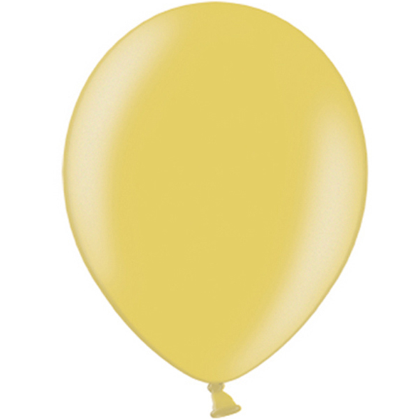 Nafukovací latexové balónky zlaté 100 ks