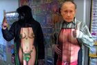 Zástěra Plavčík slušela i prezidentu Putinovi při návštěvě Hubaté černošky