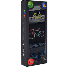Dárkově balené ponožky - cyklistické