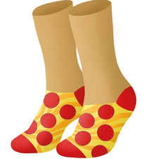 Vtipné ponožky Pizza