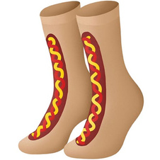 Vtipné ponožky Hot-Dog