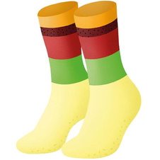 Vtipné ponožky Hamburger