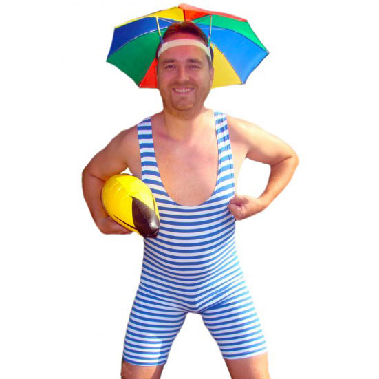 Retro plavky námořnické - pánské XL