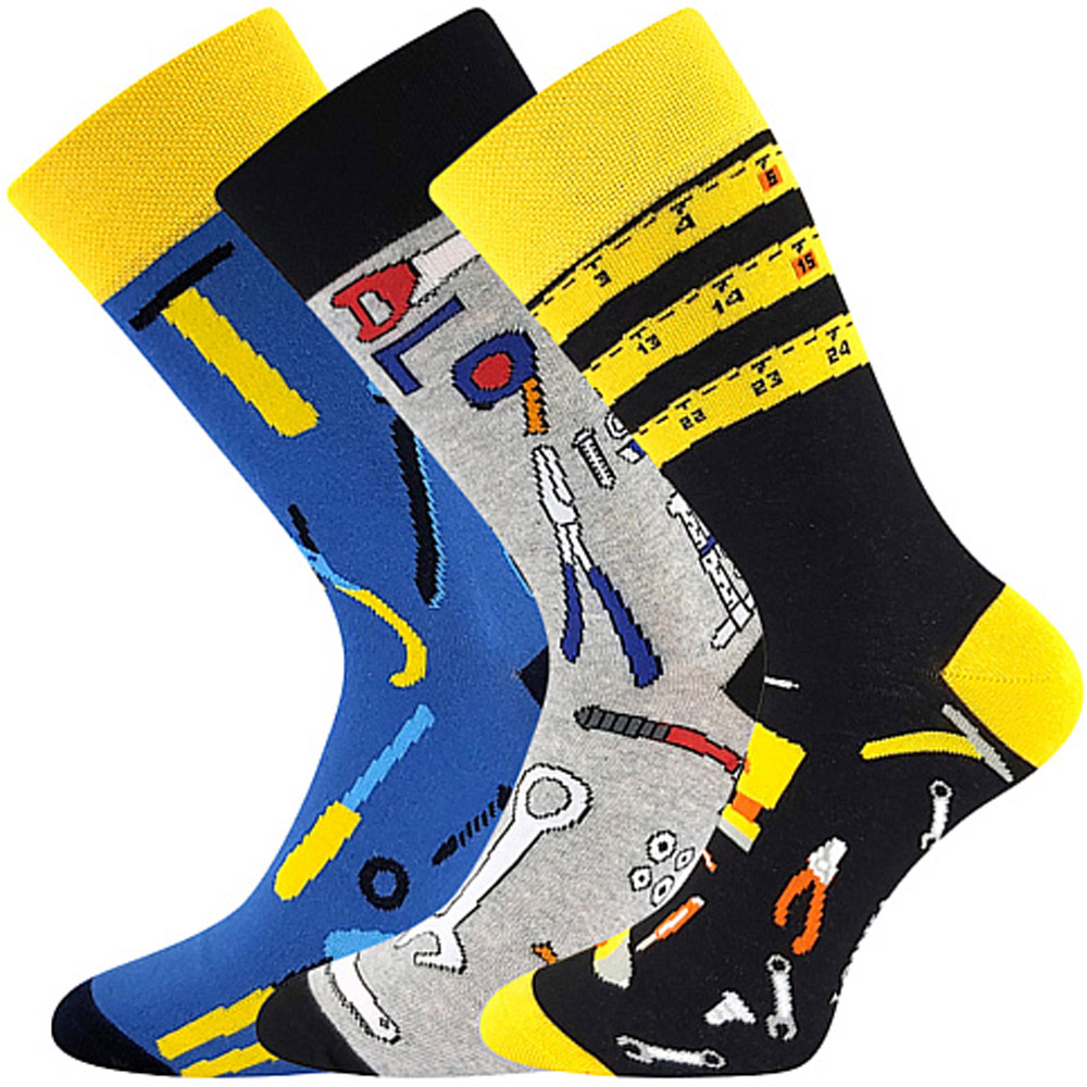 Dárkově balené ponožky - nářadí 39-42